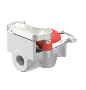 Main d'accouplement automatique rouge pour tracteur