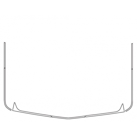 Contour de calandre pour MERCEDES ACTROS MP4