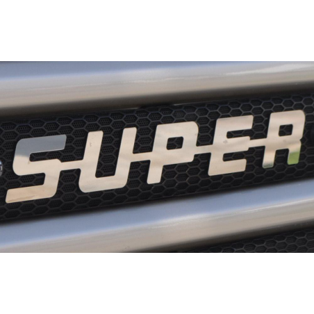Ecriture "SUPER" (48x6.5cm) pour SCANIA