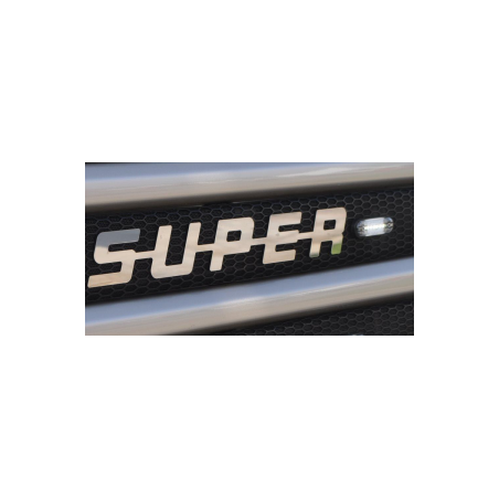 Ecriture "SUPER" (48x6.5cm) pour SCANIA