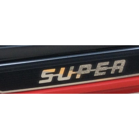 Ecriture "SUPER" (30x4cm) pour SCANIA