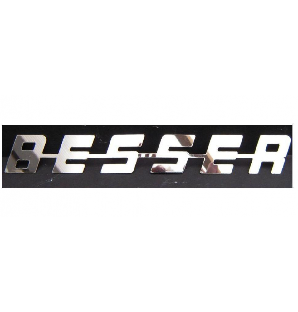 Ecriture "BESSER" (48x6.5cm) pour SCANIA