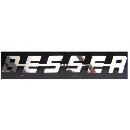 Ecriture "BESSER" (48x6.5cm) pour SCANIA