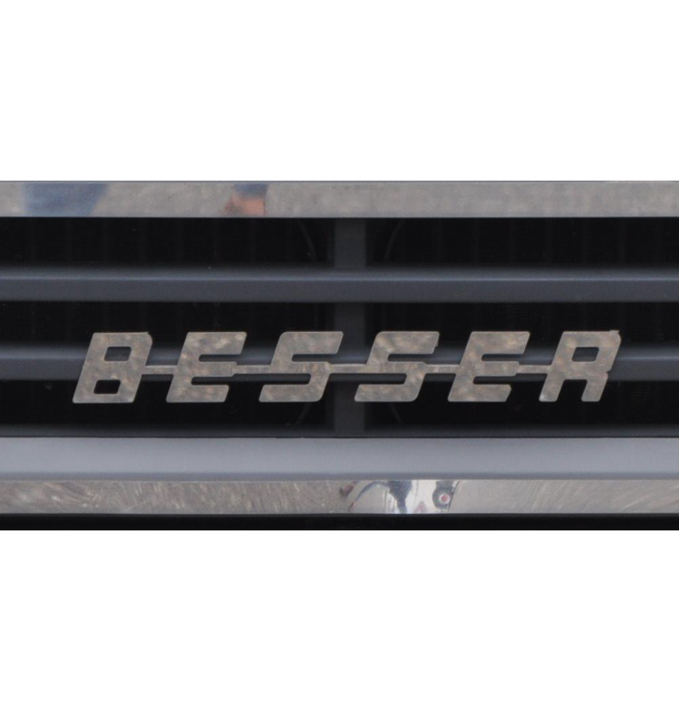 Ecriture "BESSER" (30x4cm) pour SCANIA