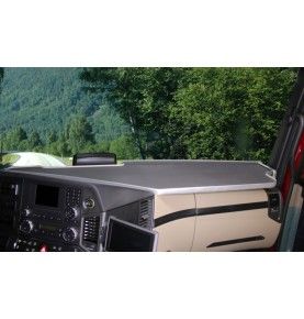 Tablette XXL avec emplacement télépéage pour MERCEDES ACTROS AROCS ANTOS 2.3