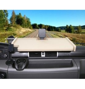Tablette centrale avec emplacement téléphone portable pour MAN TGX (cabine large)