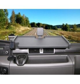 Tablette centrale avec emplacement téléphone portable pour MAN TGX (cabine large)