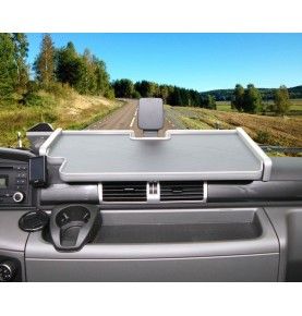 Tablette centrale avec emplacement téléphone portable pour MAN TGX (cabine large)