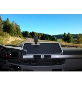 Tablette centrale avec emplacement téléphone portable pour MAN TGX (cabine large)