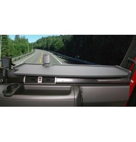 Tablette XXL avec emplacement téléphone portable pour MAN TGX (cabine large)