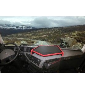 Tablette centrale sans emplacement télépéage pour VOLVO FH4