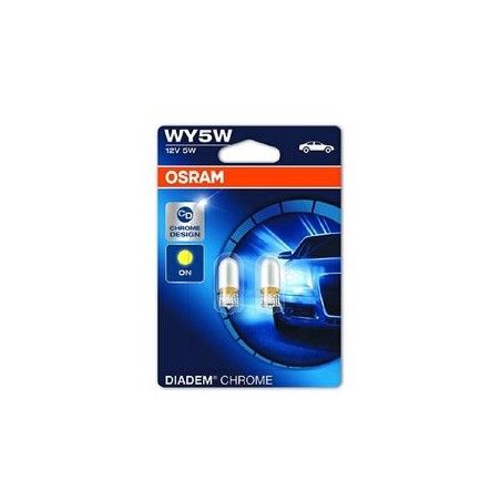 Ampoule témoin culot verre WY5W W2,1x9,5d 12V 5W OSRAM
