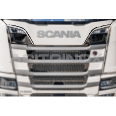 Habillage inox haut de calandre pour SCANIA New Generation R/S ACITOINOX