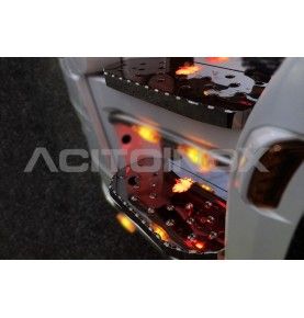 Habillage inox marchepied avec griffon éclairé pour SCANIA Next Generation S ACITOINOX