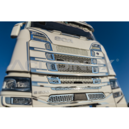 Habillage inox pour calandre pour SCANIA NG SERIE R/S ACITOINOX