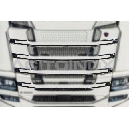 Habillage inox pour calandre pour SCANIA NGR/S ACITOINOX