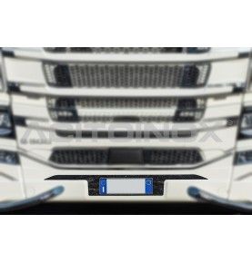 Support inox plaque d'immatriculation pour SCANIA NGR/S ACITOINOX
