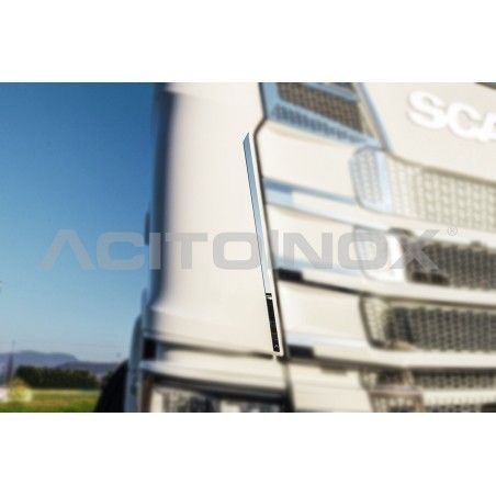 Habillage inox face avant latéral pour SCANIA NGR/S ACITOINOX