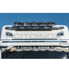 Habillage inox visière pare soleil pour SCANIA NGR/S ACITOINOX