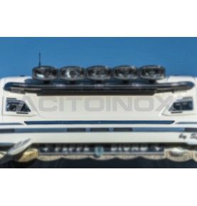Habillage inox supérieur visière pare soleil pour SCANIA NG R/S ACITOINOX