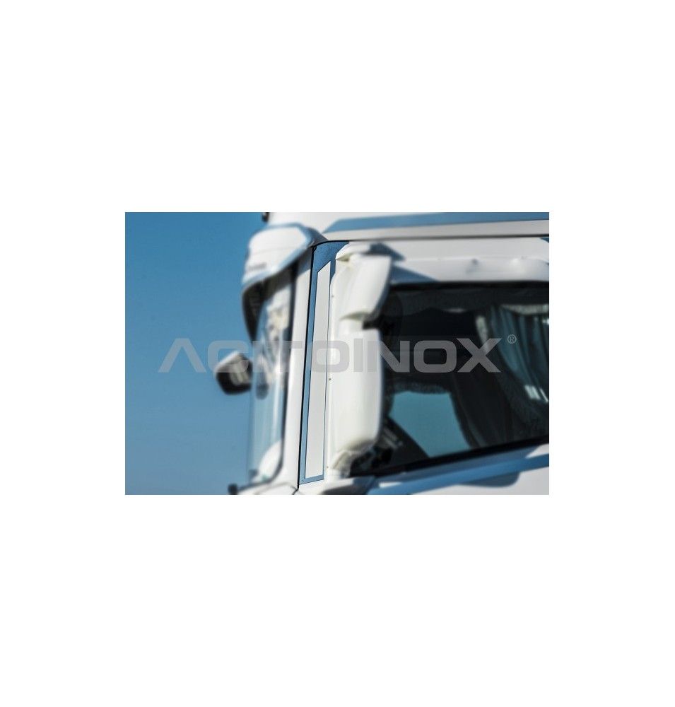 Habillage inox devanture fenêtre pour SCANIA NG R/S ACITOINOX
