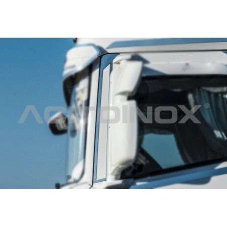 Habillage inox devanture fenêtre pour SCANIA NG R/S ACITOINOX