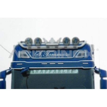 Habillage inox visière pour SCANIA NG R/S ACITOINOX