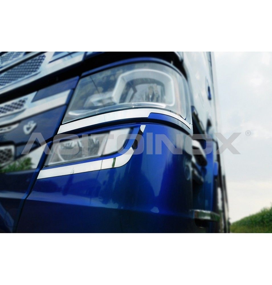 Encadrement inox feux pour SCANIA NG R/S ACITOINOX