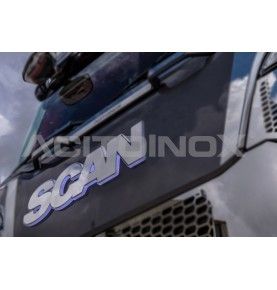 Logo inox Scania éclairé pour SCANIA NGR/S ACITOINOX