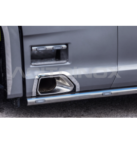 Encadrement inox sortie vidange pour SCANIA NGR/S ACITOINOX