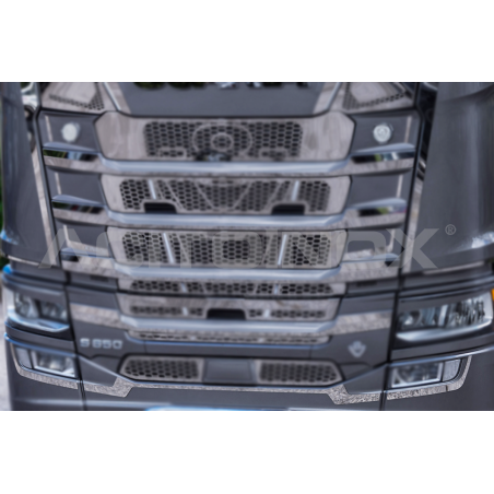 Habillage inox feux anti brouillard pour SCANIA NGR/S ACITOINOX