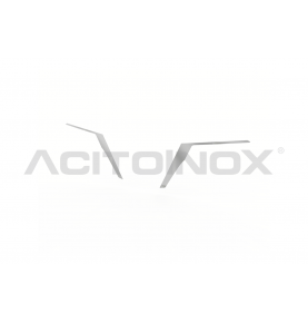 Habillage inox haut de calandre pour SCANIA NGR/S ACITOINOX