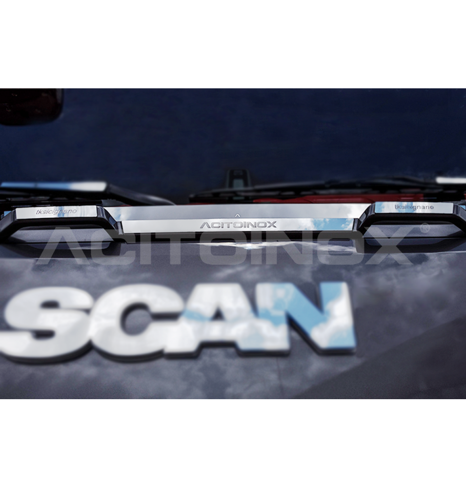 Habillage inox poignées sous pare brise pour SCANIA NGR/S ACITOINOX