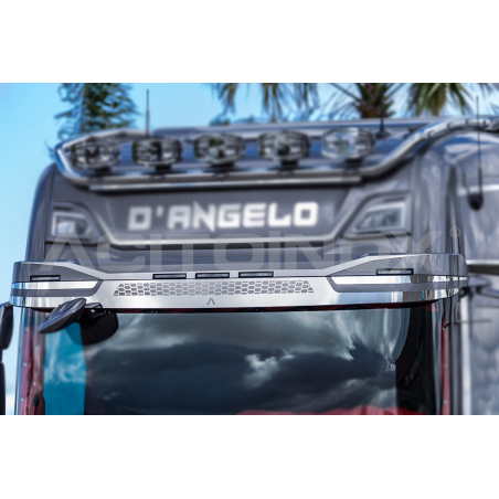 Habillage inox visière pour SCANIA NGR/S ACITOINOX