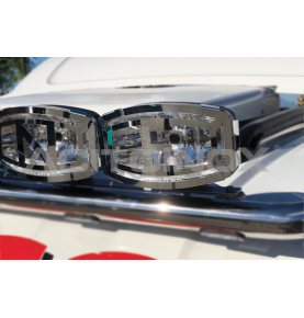 Habillage inox feux HELLA Jumbo 320 FF ACITOINOX pour camion et poids lourd