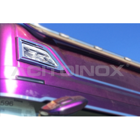 Contour inox feux de cabine ACITOINOX pour SCANIA NEW S