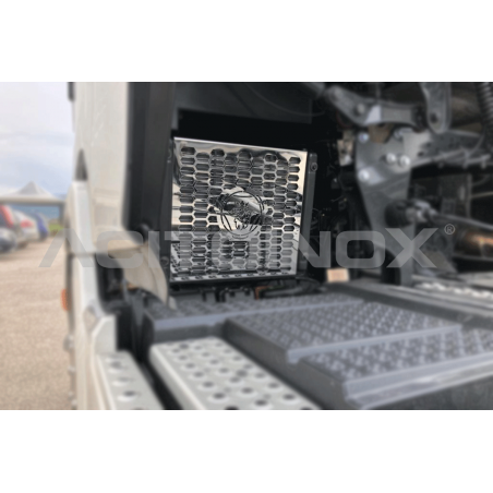 Habillage inox grille aération ACITOINOX pour SCANIA NG Serie S