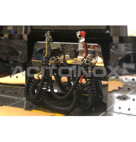 Habillage inox porte câbles ACITOINOX pour SCANIA NG S