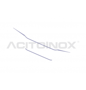 Habillage inox sous pare brise ACITOINOX pour SCANIA NEW S