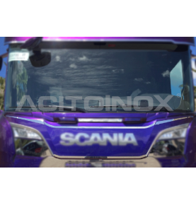 Habillage inox sous pare brise ACITOINOX pour SCANIA NEW S