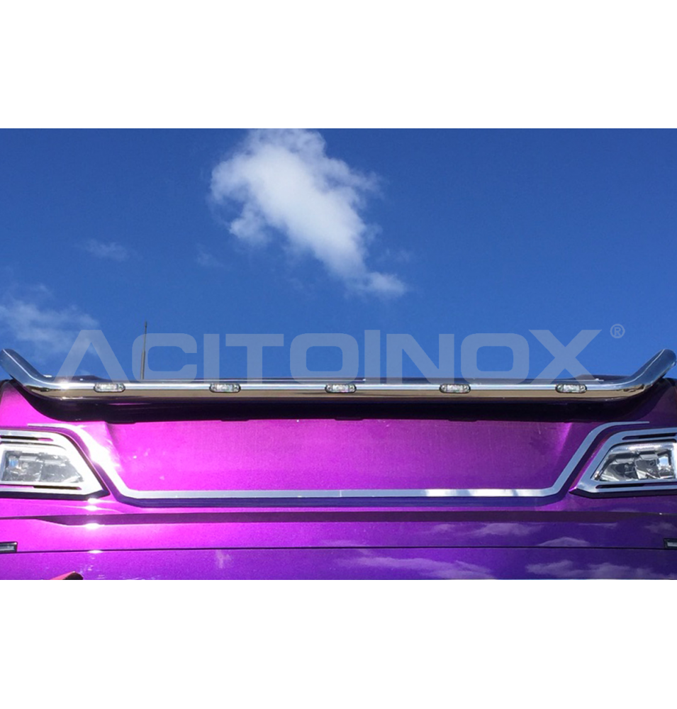 Habillage inox toit de cabine ACITOINOX pour SCANIA NG Serie S