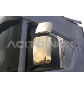 Habillage inox rétroviseur ACITOINOX pour SCANIA NG R/S
