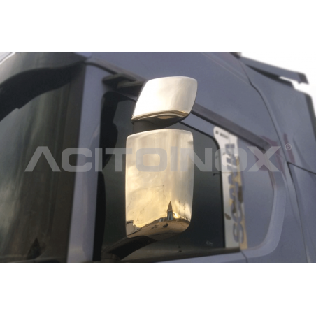Habillage inox rétroviseur ACITOINOX pour SCANIA NG R/S