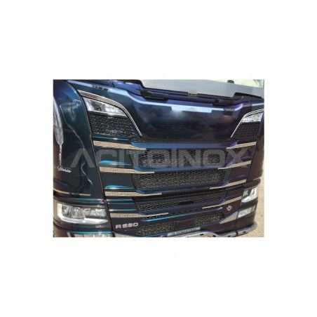 Habillage calandre inox ACITOINOX pour SCANIA NG S/R