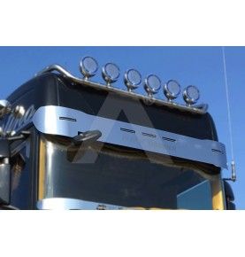 Habillage inox visière ACITOINOX pour SCANIA NEW S CABINE S