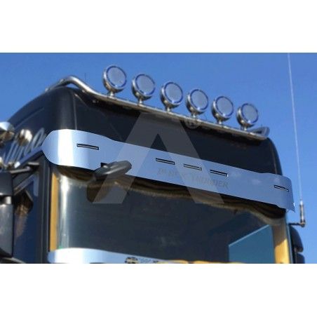 Habillage inox visière ACITOINOX pour SCANIA NEW S CABINE S