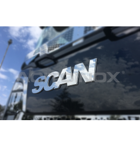 Habillage inox logo Scania ACITOINOX pour SCANIA NEW GENERATION S