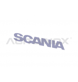 Habillage inox logo Scania ACITOINOX pour SCANIA NEW GENERATION S
