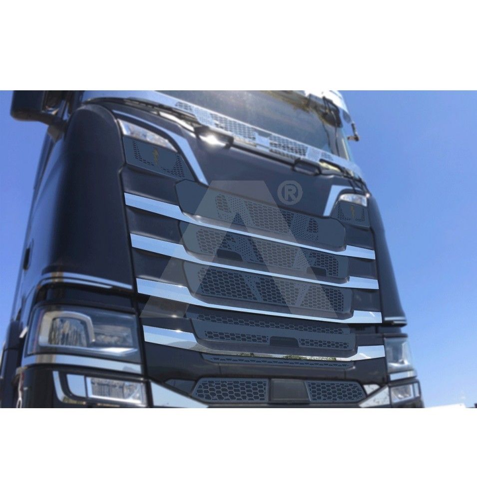 Habillage inox calandre ACITOINOX pour SCANIA NEW GENERATION R/S