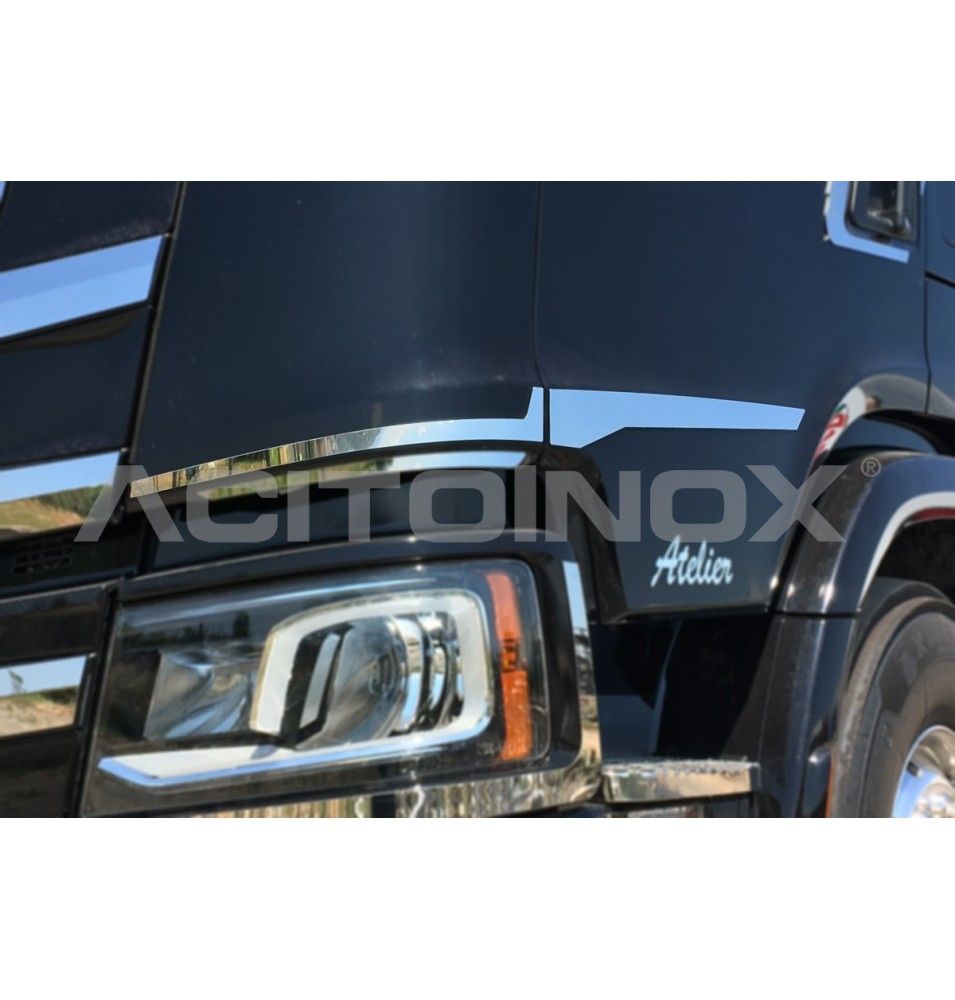 Habillage cabine inox ACITOINOX pour SCANIA NG S